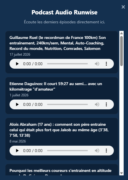RW Linktree - vue podcast après